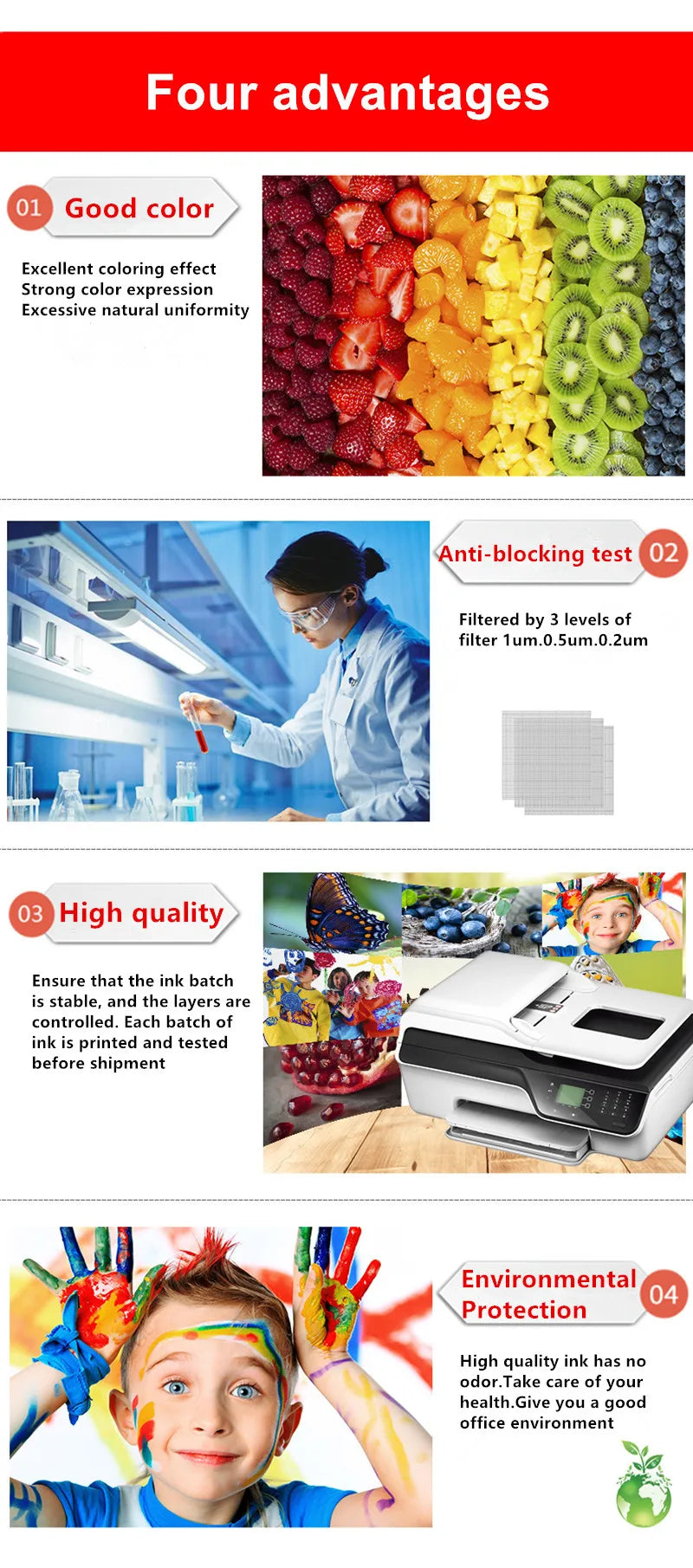 Compatible for HP 60 XL Ink Cartridge for HP60 60xl Deskjet F2480 F2420 F4480 F4580 F4280 D2660 D2530 D2560 PhotoSmart C4680