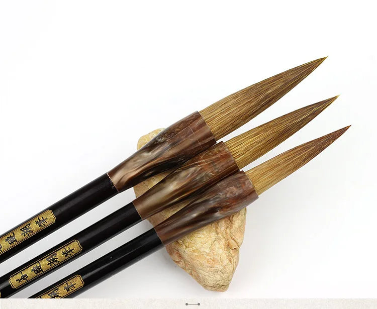 Mixed Hair Brushes Set Mixed Hair Chinese Calligraphy Brush Pen Regular Script Writing Brush Chinese Painting Brush Tinta China