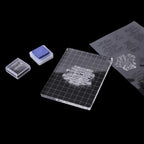 9 Sizes Clear Acrylic Stamp Block for DIY Crafts Card Making Decorations Scrapbooking Handmakes Use with Acrylic Stamps Tools