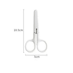 Mini White Scissor INS Style Portable Stainless Steel Blade Cutter for Paper Home Handwork Stationery Office School Gift F676