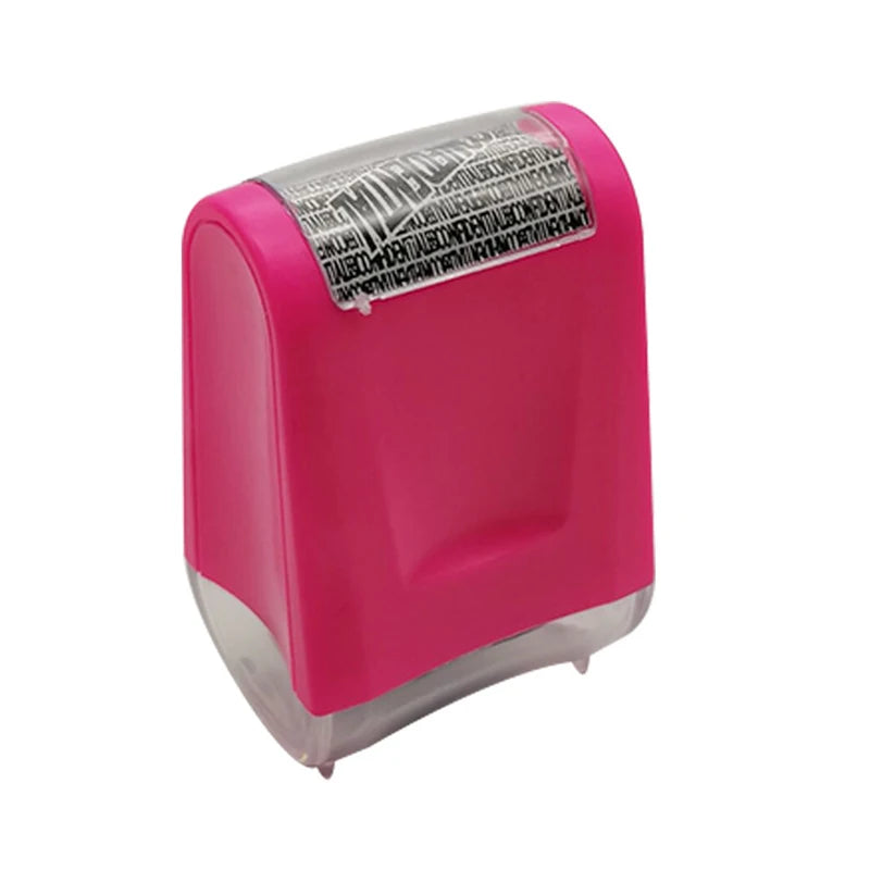 Hot Sale Roller Identity Theft Protection Stamp For Guarding Your Id Privacy Confidential Data Portable Craft Supplies RE