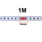 1-5m Stainless Steel Miter Track Tape Measure Self Adhesive Metric Scale Ruler Rust-Proof Durable and Wear-Resistan Ruler