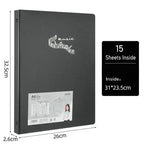Piano Music Binder A4 3-Rings Sheet Music Folder Transparent Sleeves Music Scores A4 Folder With Rings