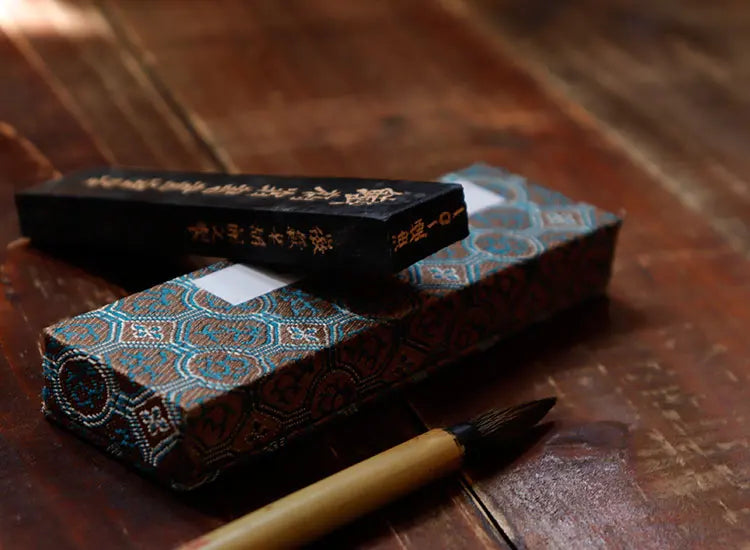 Chinese traditional ink stick Solid Paint calligraphy Sumi e ink Anhui Oldhukaiwen ink Painting Black Ink Block You Yan 101