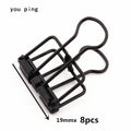 High-Quality 93 Black Metal 48mm 32mm 19mm Binder Clip for Decorative Clips, Student School Office Supplies