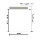 50pcs/Lots White Courier Bag Express Envelope Storage Bags Mail Bag Mailing Bags Self Adhesive Seal Plastic Packaging Pouch