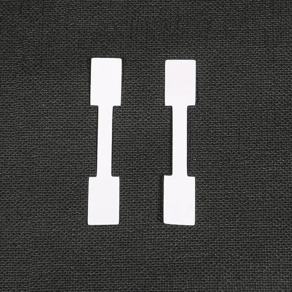 Wholesale 100 Pieces White Blank Price Tag Square Round Heads Paper Labels Sticker For Ring Necklace Bracelet Jewelry Display