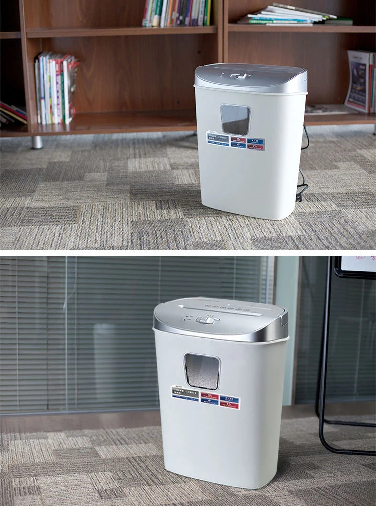 21L Small Portable Shredder Office Home Multifunctional 4 Level Confidential Paper Document Disc Grinder Crusher Destroyer 1pc