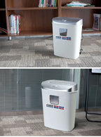 21L Small Portable Shredder Office Home Multifunctional 4 Level Confidential Paper Document Disc Grinder Crusher Destroyer 1pc