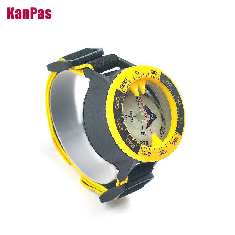 KANPAS 6BAR Scuba Diving Compass / Dive Compass / Compass Sea Navigation / Blue Compass Glow / Diving Luminous Signal