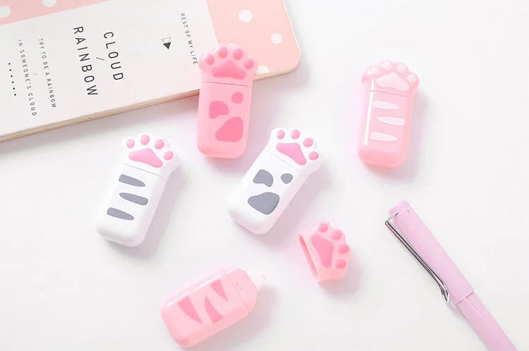 Lytwtw's Lovely Kawaii Cat Claw Cute Correction Tape Stationery Office School Supply Gift nice things corrector novel