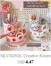 10pcs/lot Pink Series Kawaii Animal Cat Heart Shape Paper Clip Metal Bookmark Decorative Memo Clips Stationery