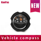 KANPAS Compass for Car/Small Dashboard Compass/Compass for Boat/No Leaking Compass/Double Dial/Luminous