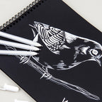 1Pc Sakura Gelly Roll Gel Pen White Color 0.5/0.8 /1.0mm High Light Marke Pen Black Cardboard Art Painting Pen White Line Pens