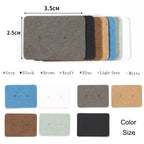 50pcs Earring Cards Packaging 2.5x3.5cm Ear Studs Display Card Cardboard Blank Kraft Paper Price Tag