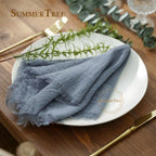 Napkin Cotton Gauze 42x42cm Retro Cheesecloth Rustic Table Decoration Muslin Tea Towel Cloth Napkins Wedding Supplies
