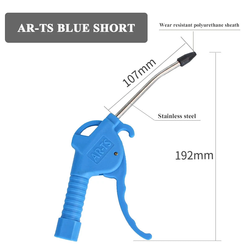 1PC Aluminum/Plastic Dust Removal Powerful Air Compressor Pneumatic Air Dust Blower Air Pump Device Cleaning Handhold Power Tool