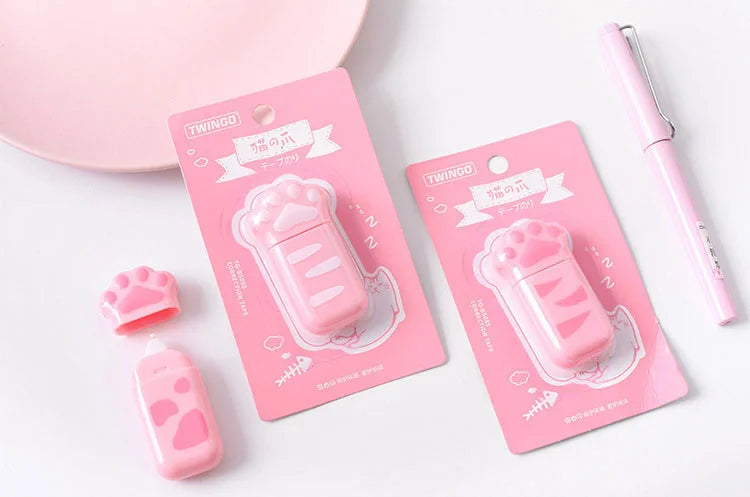 Lytwtw's Lovely Kawaii Cat Claw Cute Correction Tape Stationery Office School Supply Gift nice things corrector novel