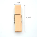 1/20/30/50 PCS Different Sizes 25mm/35mm/44mm/150mm Natural Wooden Clips For Photo Memo Office Clothespin Craft Decoration Pegs