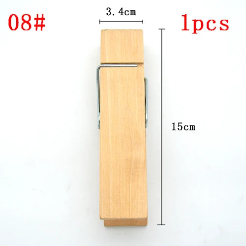 1/20/30/50 PCS Different Sizes 25mm/35mm/44mm/150mm Natural Wooden Clips For Photo Memo Office Clothespin Craft Decoration Pegs