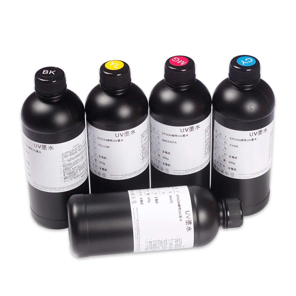 250ml 500ml soft uv ink For EPSOM UV flatbed Printer A2 A3 A4 L800 L805 R1390 L1800 R2000 XP600 T800 Flexible Leather UV ink