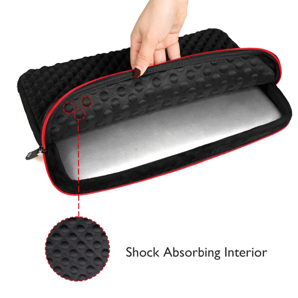 WIWU 17.3 inch Laptop Bag Case for Macbook Pro 17 Waterproof Laptop Sleeve for Macbook Pro 17 Case Computer Notebook Bag 17.3