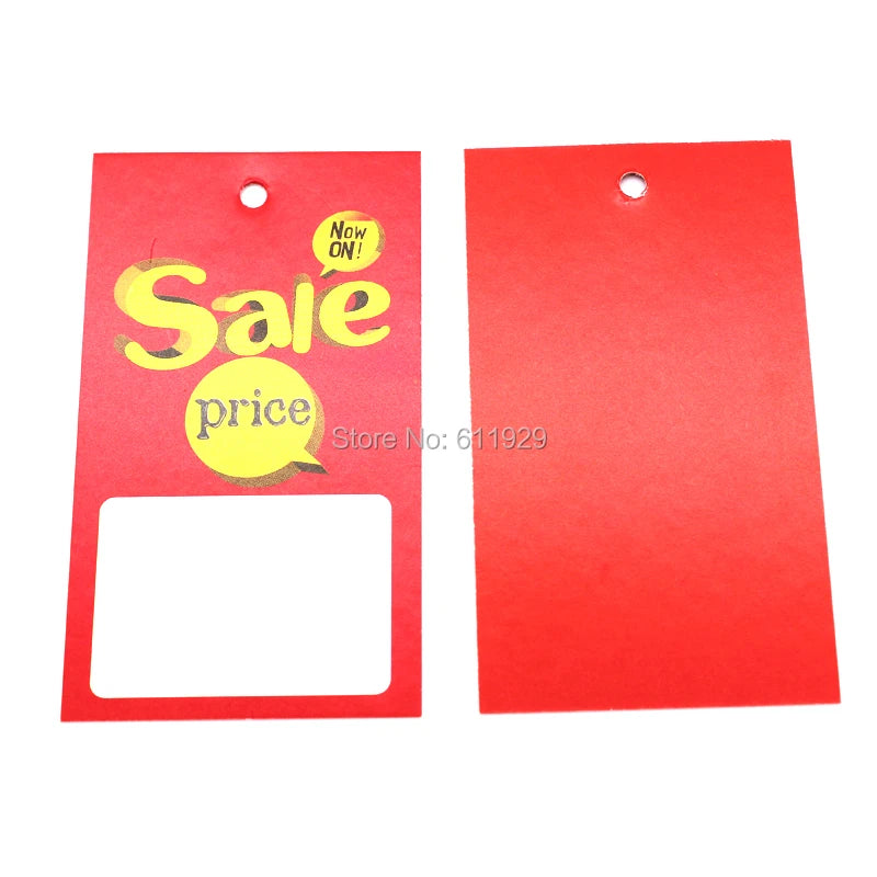 Free Shipping Sale Price Tag/Blank Hang Tag/Clothing Paper Tag/Custom Garment Printed Tag/Clothing Label/Sale Label 200 Pcs