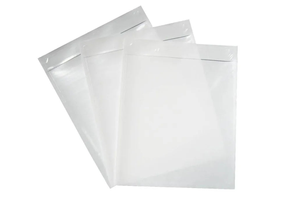 100PCS/14sizes Packing List Envelope Clear Face Invoice Slip Enclosed Pouch Self Adhesive Shipping Invoice Label Envelopes