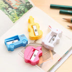 30 Pcs Candy Coloring Reel Pencil Sharpener Turn Pencil Knife Student Learning Supplies Gifts Stationery Wholesale