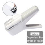 Japan KOKUYO Harinacs Staple-Free Stapler Large Creative Staple-less Manual Stapler Office Stationery Safe Easy Use