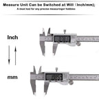 ESPLB Stainless Steel Caliper Electronic LCD Digital Vernier Scale Caliper 6 inch 6'' 150mm Measuring Tool Calipers