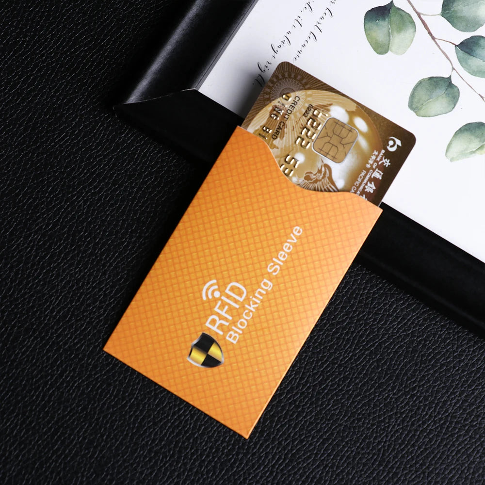 5Pcs Anti Theft for RFID Credit Card Protector Blocking Cardholder Sleeve Skin Case Covers Protection Bank Card Case New
