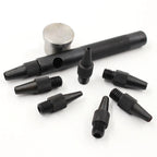 QJH Leather Hole Punch Removable Round Belt Punch Hole Screw Punch Leather Tools 2.0/2.5/3.0/3.5/4.0/4.5/5.0mm