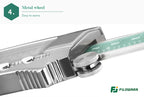 FUJIWARA Digital Display Stainless Steel Calipers 0-150mm 1/64 Fraction/MM/Inch LCD Electronic Vernier Caliper IP54 Waterproof
