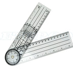 6pcs/set 5pcs 3pcs/set Protractors Multi-Ruler Spinal Finger Goniometer Angle Medical Spinal Ruler 180/360 Degree Measuring Tool