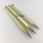 3pcs/lot,Chinese Painting Brush Calligraphy Writing Brush Weasel Hair Lan hua/zhu zi Painting Xing kai writing