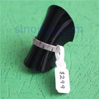 Jewelry Price Tag White PVC Snap Lock, gift packaging label plastic DIY vinyl button fastener bracelet earrings handy ring tags