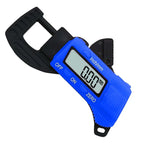 0-12.7mm Carbon Fiber Composites Digital Thickness Caliper Micrometer Guage Blue