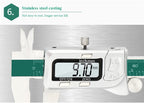 FUJIWARA Digital Display Stainless Steel Calipers 0-150mm 1/64 Fraction/MM/Inch LCD Electronic Vernier Caliper IP54 Waterproof