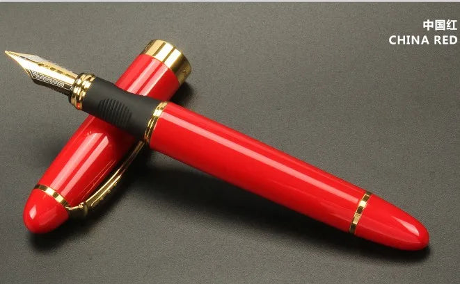 Jinhao X450 Classics Thick Body 1.0mm Bend Nib Calligraphy Pen High Quality Metal Fountain Pen Luxury Ink Gift Pens for Writing