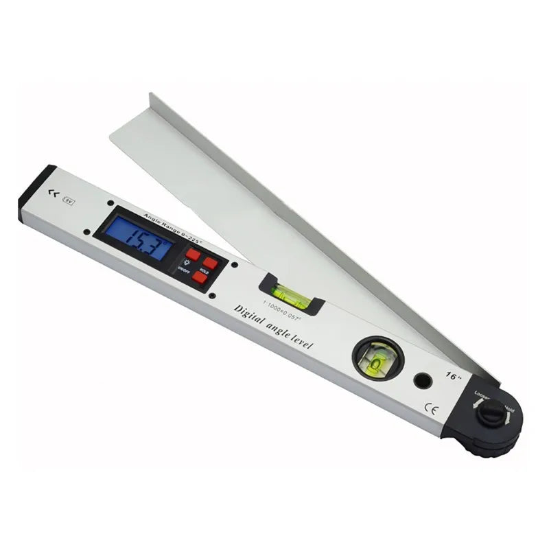 400mm / 250mm Digital Angle Finder Gauge 0-270 Degree Protractor Ruler Miltre Angle Finder Meter Spirit Level Back-Light