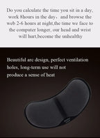 Anti-skid Memory Foam Mouse Pad Mousepad Support Wrist Rest Mat Ergonomic Office Healthy Mouse Pad for Computer Laptop Desktop