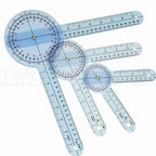 6pcs/set 5pcs 3pcs/set Protractors Multi-Ruler Spinal Finger Goniometer Angle Medical Spinal Ruler 180/360 Degree Measuring Tool