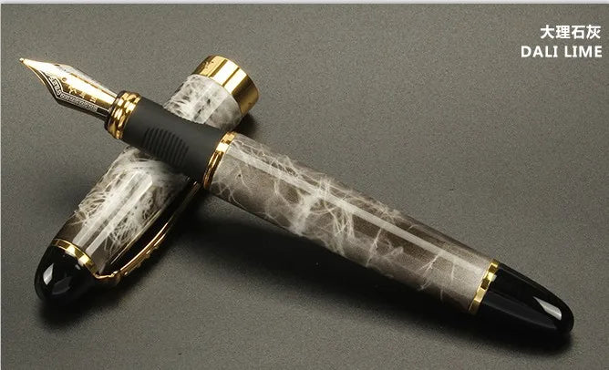 Jinhao X450 Classics Thick Body 1.0mm Bend Nib Calligraphy Pen High Quality Metal Fountain Pen Luxury Ink Gift Pens for Writing