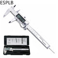 ESPLB Stainless Steel Caliper Electronic LCD Digital Vernier Scale Caliper 6 inch 6'' 150mm Measuring Tool Calipers