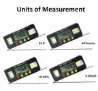 150mm 100mm 360 deg mini digital protractor Angle Finder inclinometer electronic level with magnetic bottom angle measuring tool