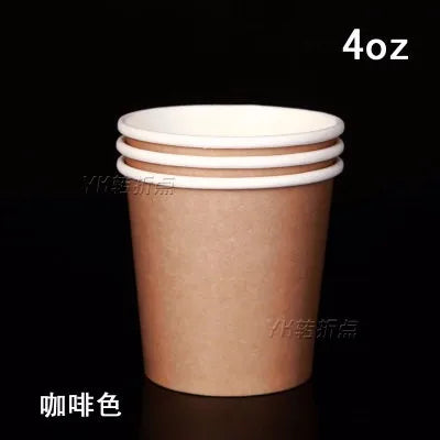 4oz disposable cups thick tasting concentrated color tasting cup coffee paper cup for coffee 100ml paper cup