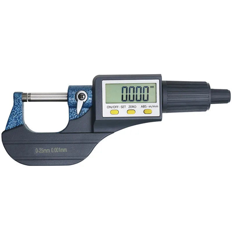 IP54 0.001mm Electronic Outside Micrometer 0-25mm Digital Micrometer Caliper Gauge Meter Micrometer Carbide Tip Measure Tools