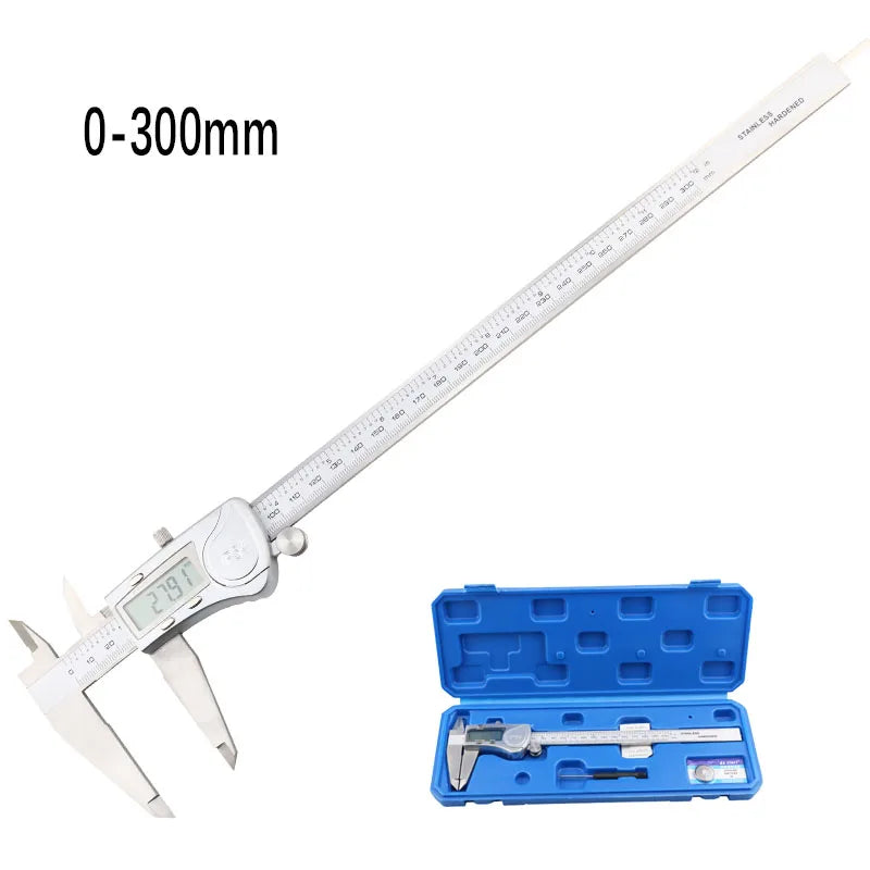 150/200/300 mm Electronic Digital Vernier Calipers IP54 Water Resistant Measuring Tool Waterproof Stainless Steel Caliper