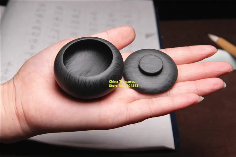 Small size,Chinese She Yan Tai Inkstone Inkslab for Calligraphy Ink Stick stone Chinese Painting Study Supplies 5cm*2.5cm